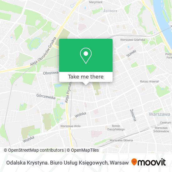 Odalska Krystyna. Biuro Usług Księgowych map