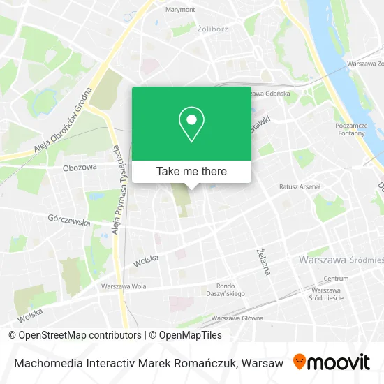 Machomedia Interactiv Marek Romańczuk map