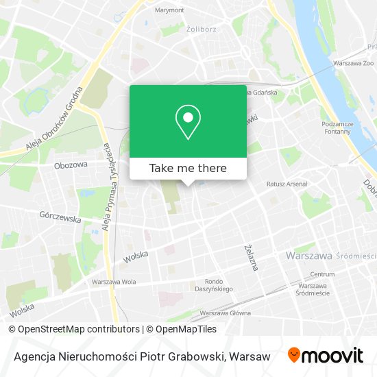 Agencja Nieruchomości Piotr Grabowski map