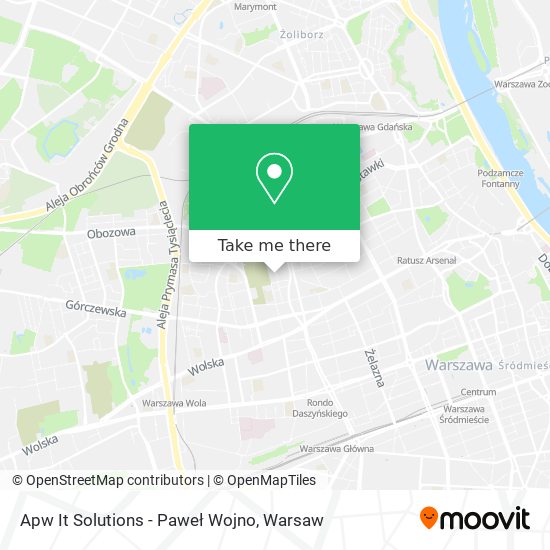 Apw It Solutions - Paweł Wojno map