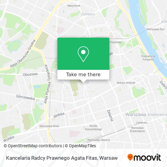 Kancelaria Radcy Prawnego Agata Fitas map