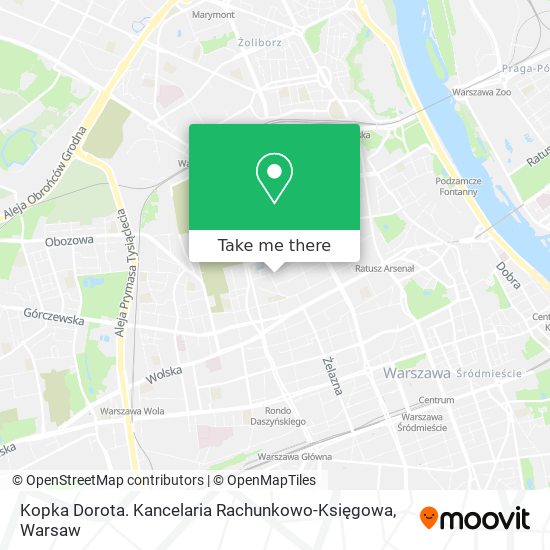 Kopka Dorota. Kancelaria Rachunkowo-Księgowa map