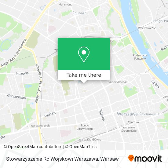 Stowarzyszenie Rc Wojskowi Warszawa map