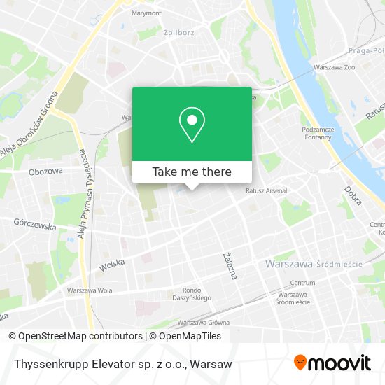 Thyssenkrupp Elevator sp. z o.o. map