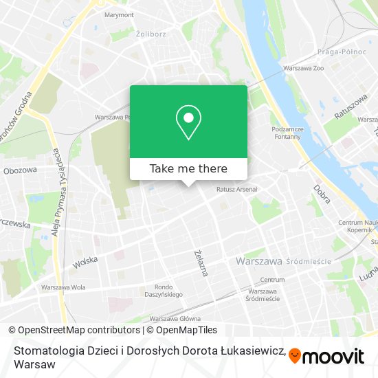 Stomatologia Dzieci i Dorosłych Dorota Łukasiewicz map