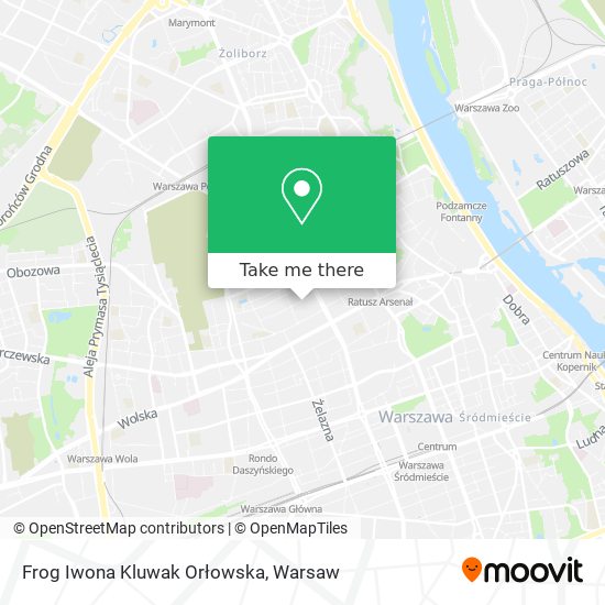 Frog Iwona Kluwak Orłowska map