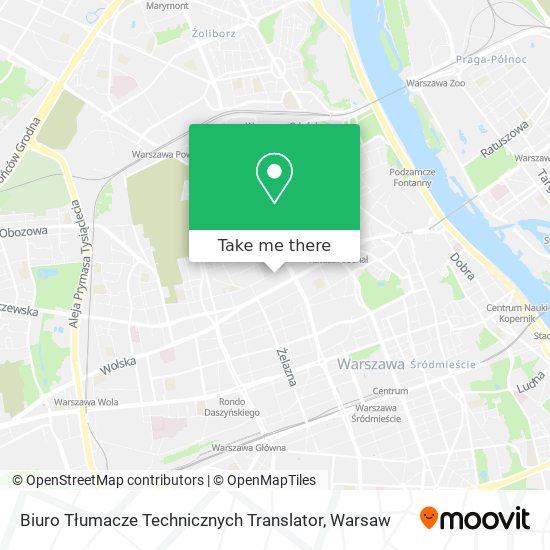 Biuro Tłumacze Technicznych Translator map