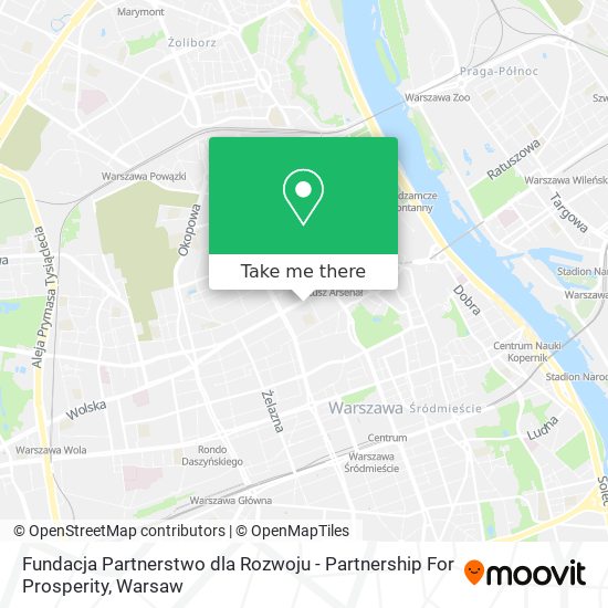 Fundacja Partnerstwo dla Rozwoju - Partnership For Prosperity map