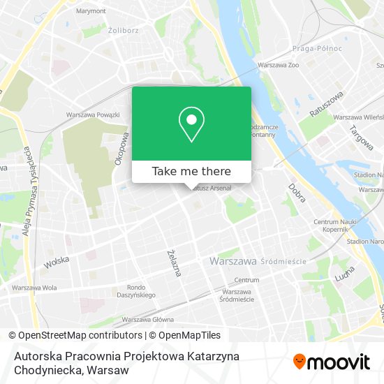 Карта Autorska Pracownia Projektowa Katarzyna Chodyniecka