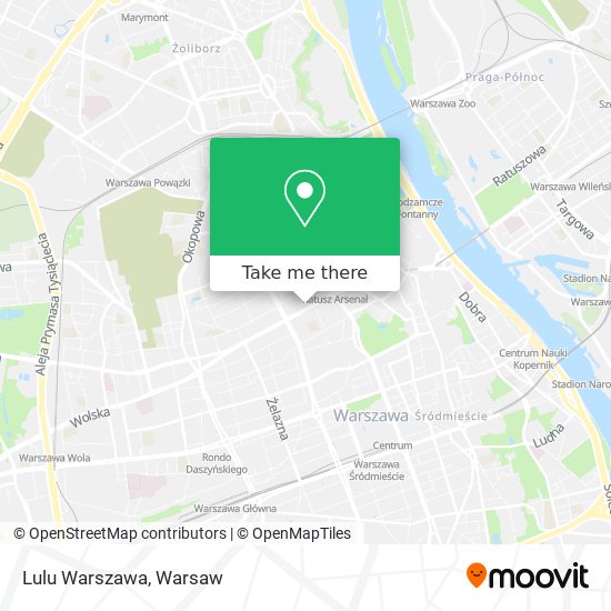 Lulu Warszawa map