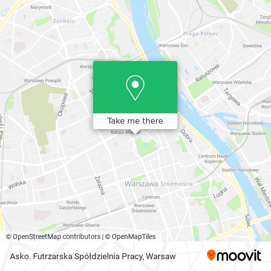 Asko. Futrzarska Spółdzielnia Pracy map