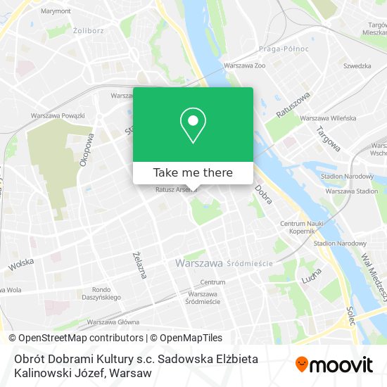 Obrót Dobrami Kultury s.c. Sadowska Elżbieta Kalinowski Józef map