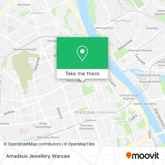 Amadeus Jewellery map