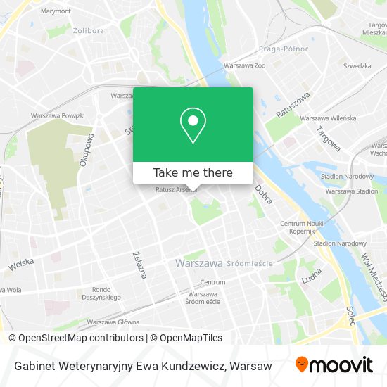 Gabinet Weterynaryjny Ewa Kundzewicz map