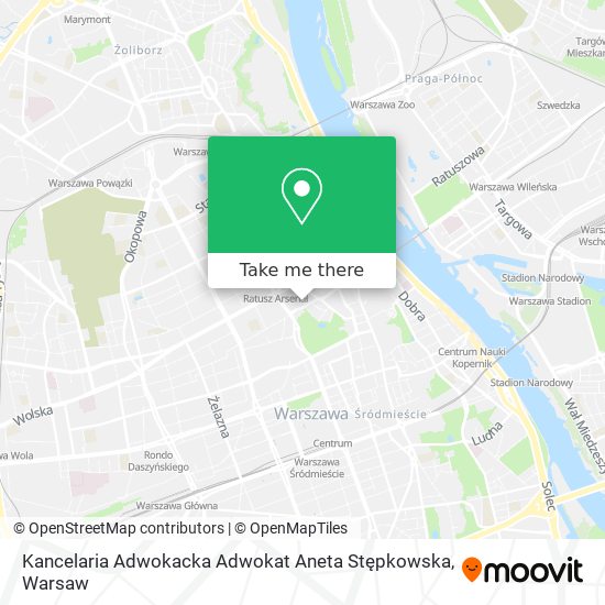 Kancelaria Adwokacka Adwokat Aneta Stępkowska map