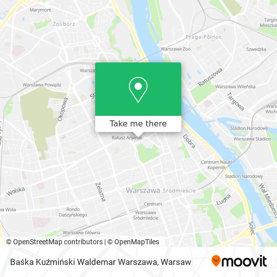 Baśka Kuźmiński Waldemar Warszawa map