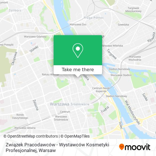 Związek Pracodawców - Wystawców Kosmetyki Profesjonalnej map