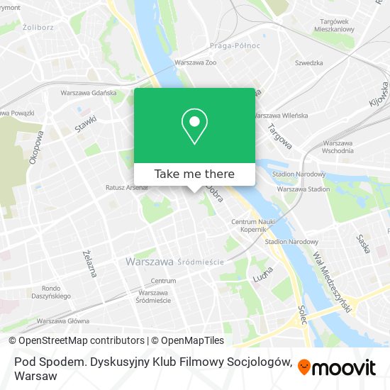 Pod Spodem. Dyskusyjny Klub Filmowy Socjologów map