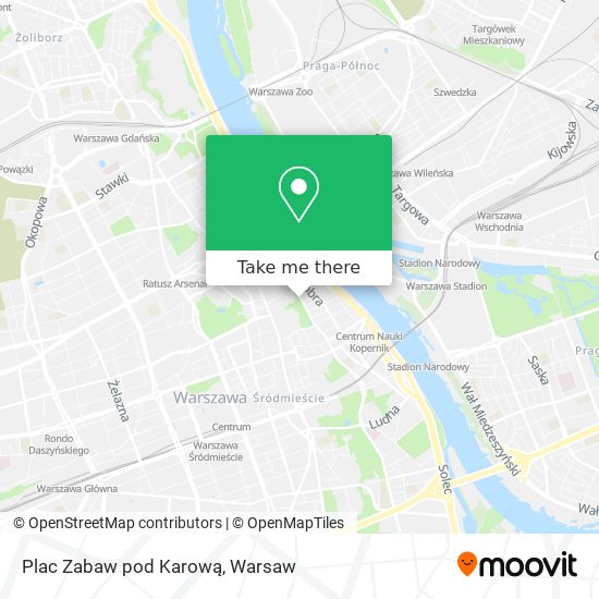 Plac Zabaw pod Karową map