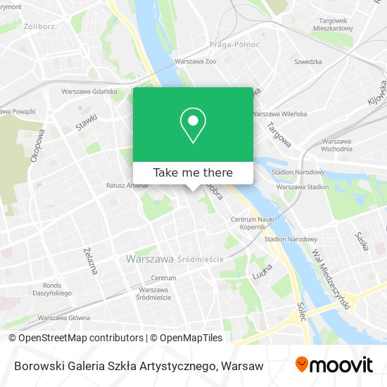 Borowski Galeria Szkła Artystycznego map