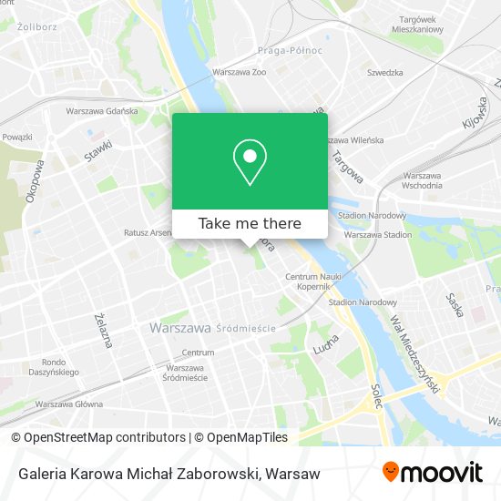 Galeria Karowa Michał Zaborowski map