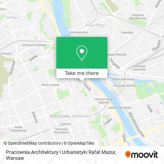 Pracownia Architektury i Urbanistyki Rafał Mazur map