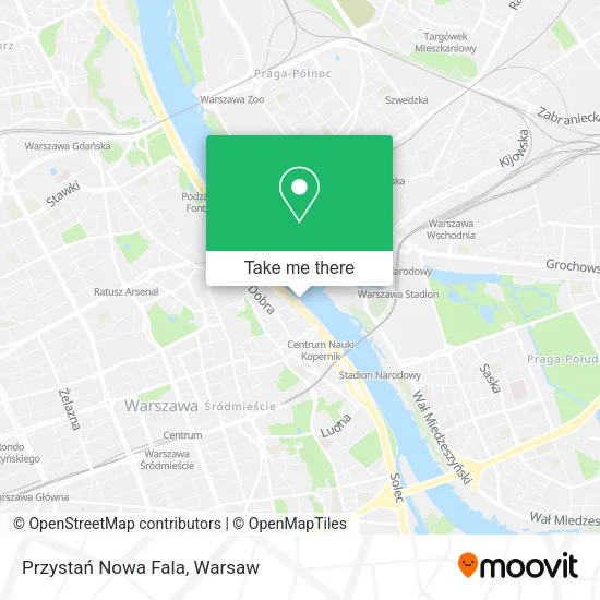Przystań Nowa Fala map