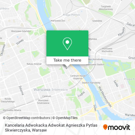 Kancelaria Adwokacka Adwokat Agnieszka Pytlas Skwierczyska map