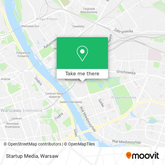 Startup Media map