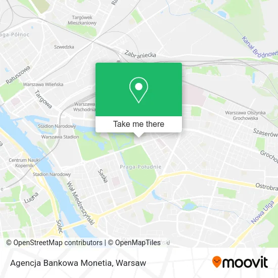 Agencja Bankowa Monetia map