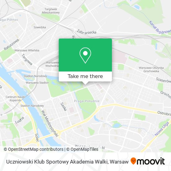 Uczniowski Klub Sportowy Akademia Walki map