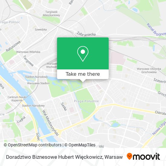 Карта Doradztwo Biznesowe Hubert Więckowicz