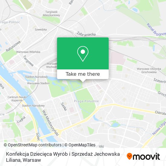 Konfekcja Dziecięca Wyrób i Sprzedaż Jechowska Liliana map