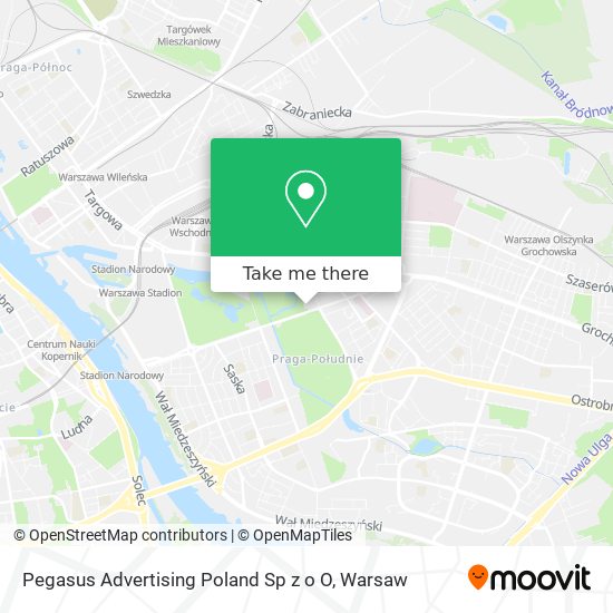 Карта Pegasus Advertising Poland Sp z o O