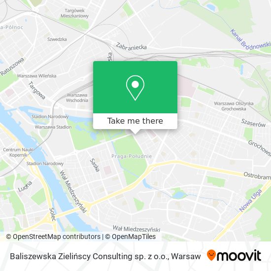 Карта Baliszewska Zielińscy Consulting sp. z o.o.