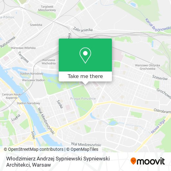 Włodzimierz Andrzej Sypniewski Sypniewski Architekci map