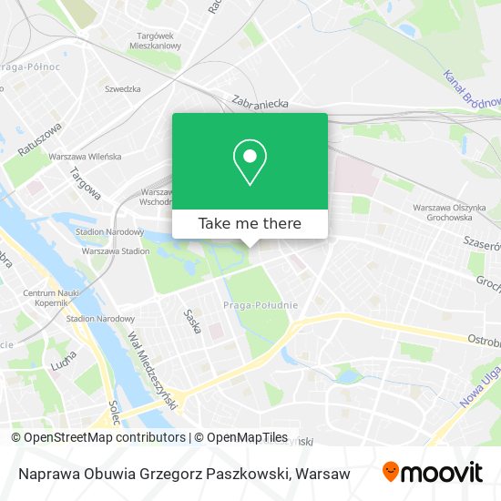 Naprawa Obuwia Grzegorz Paszkowski map