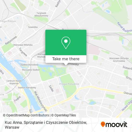 Kuc Anna. Sprzątanie i Czyszczenie Obiektów map