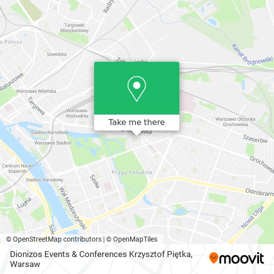 Dionizos Events & Conferences Krzysztof Piętka map