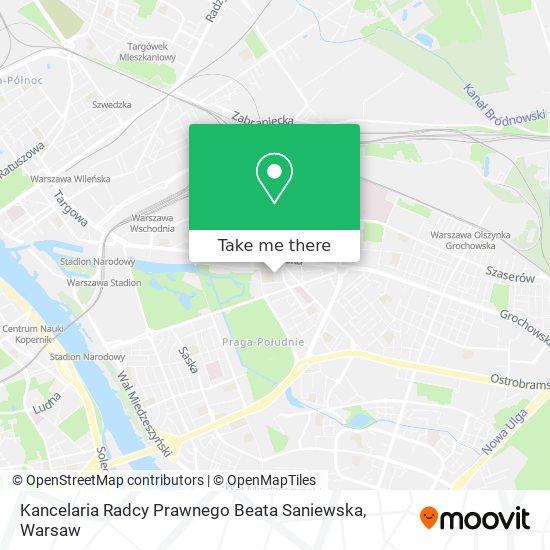 Kancelaria Radcy Prawnego Beata Saniewska map