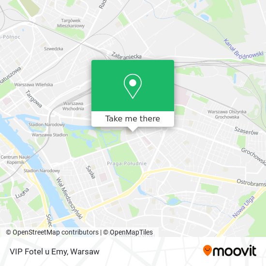 VIP Fotel u Emy map