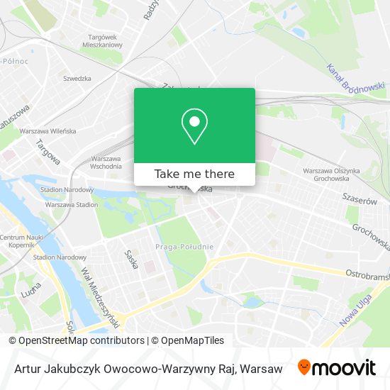 Artur Jakubczyk Owocowo-Warzywny Raj map