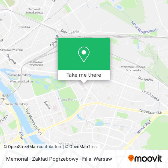 Memorial - Zakład Pogrzebowy - Filia map