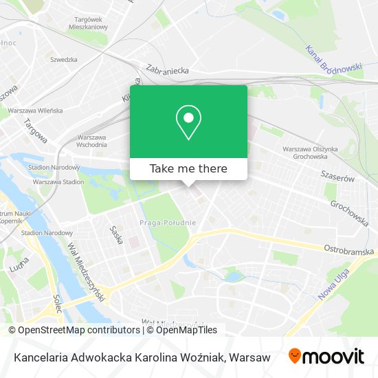 Kancelaria Adwokacka Karolina Woźniak map