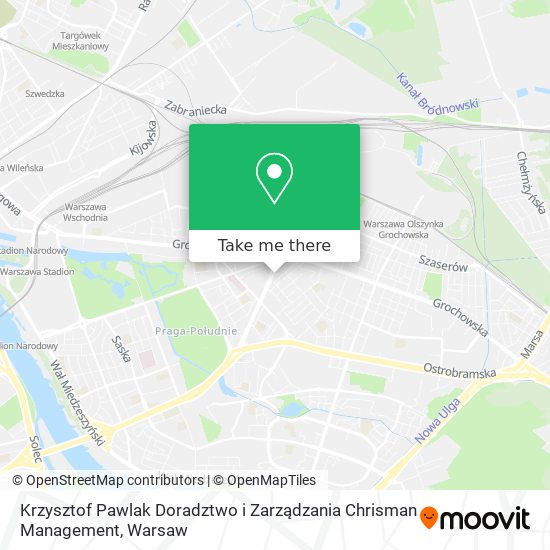 Krzysztof Pawlak Doradztwo i Zarządzania Chrisman Management map