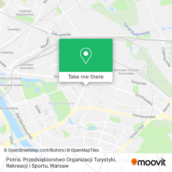 Potris. Przedsiębiorstwo Organizacji Turystyki, Rekreacji i Sportu map