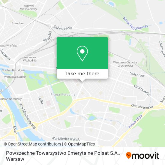 Powszechne Towarzystwo Emerytalne Polsat S.A. map