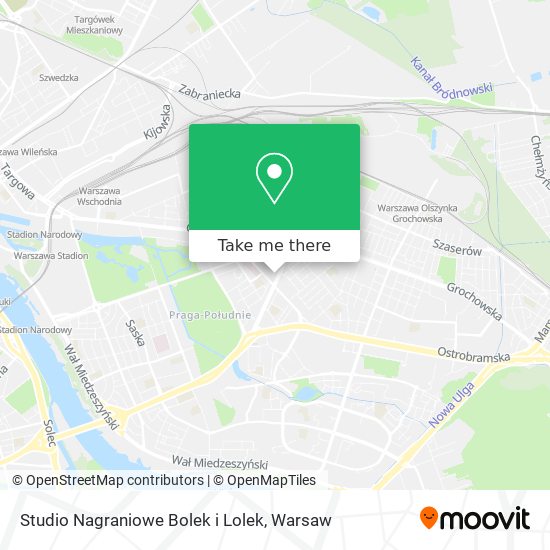 Studio Nagraniowe Bolek i Lolek map