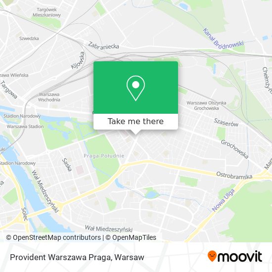 Provident Warszawa Praga map