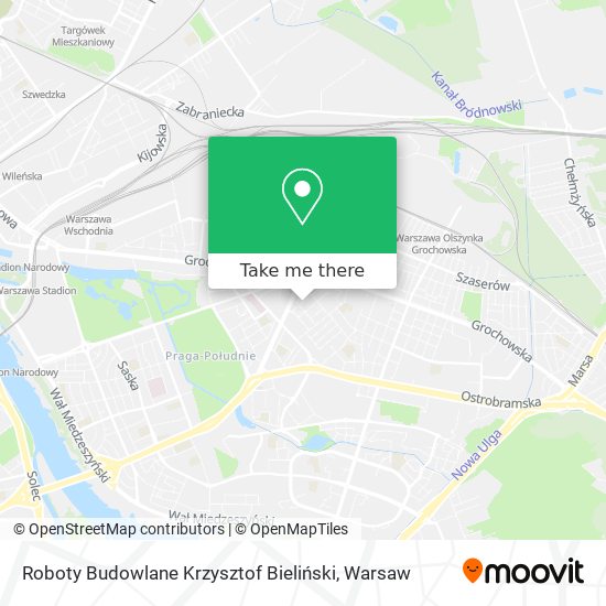 Roboty Budowlane Krzysztof Bieliński map